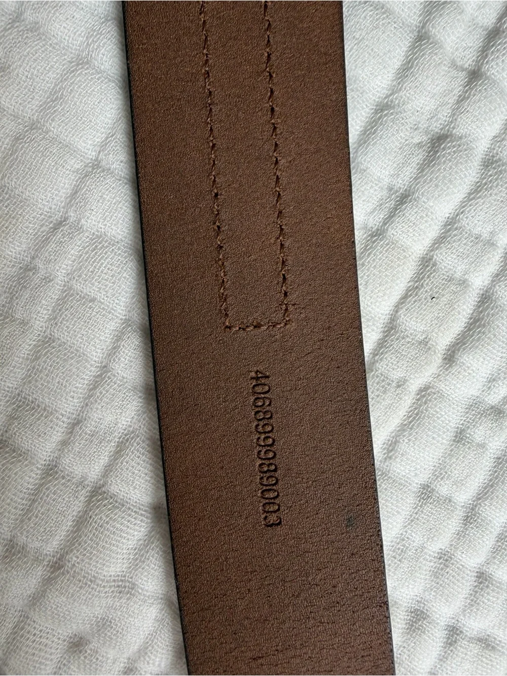 Polo Ralph Lauren Men’s Brown Leather Belt Silver Buckle Size 52 130 XL Big Tall